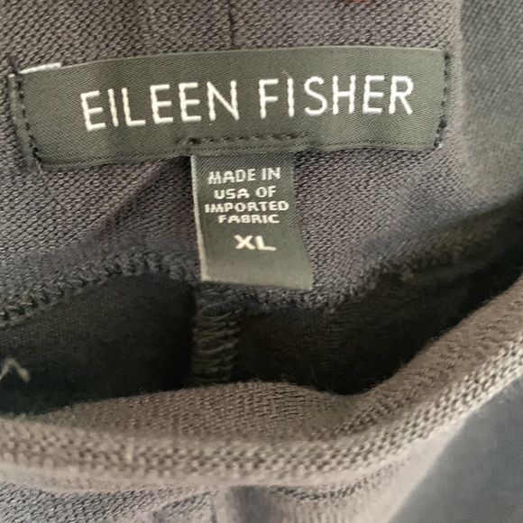 Eileen Fisher Charcoal Gray Elastic Pull On High Rise Pants size XL - Picture 3 of 5